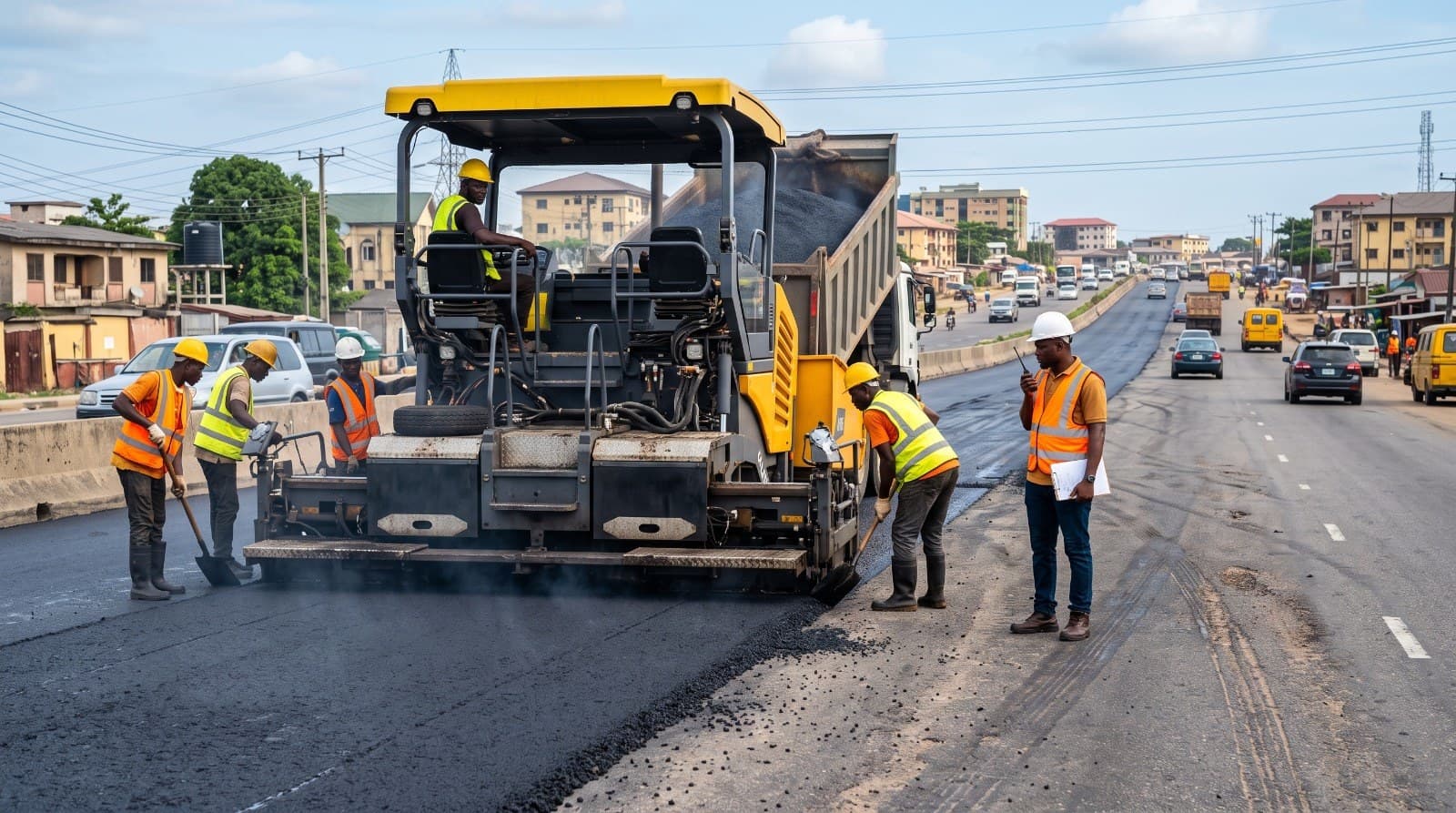 Asphalt paving operations