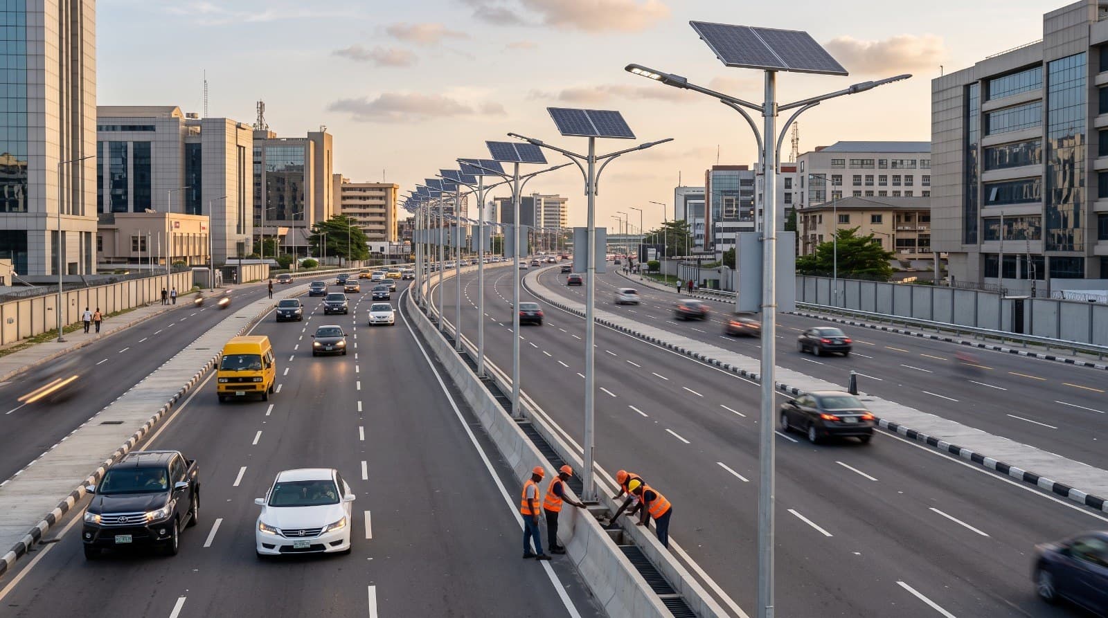 Solar street lighting