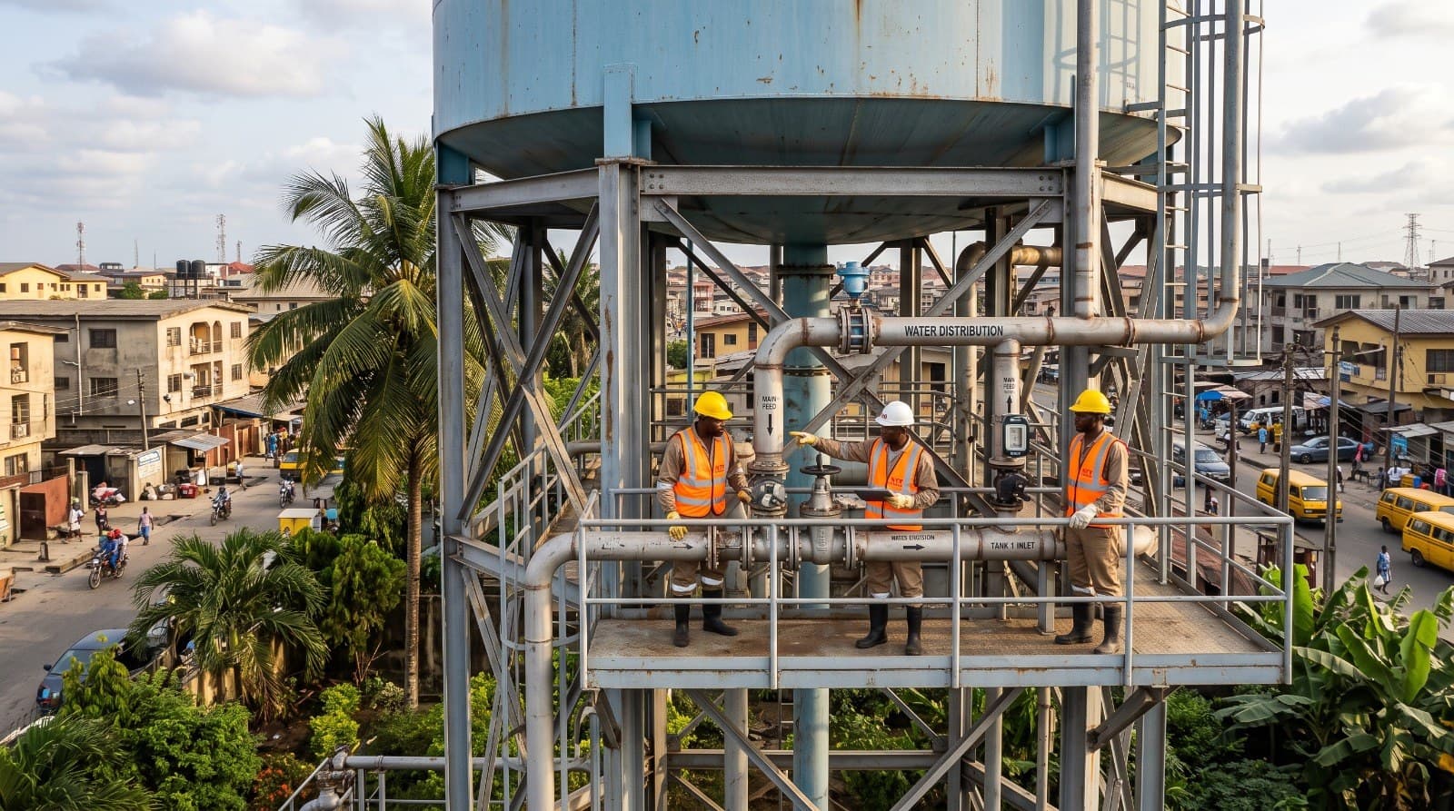 Elevated water storage
