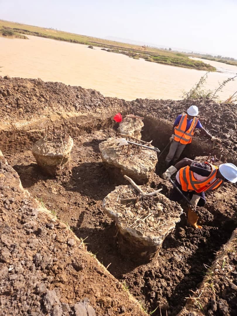 Foundation excavation works