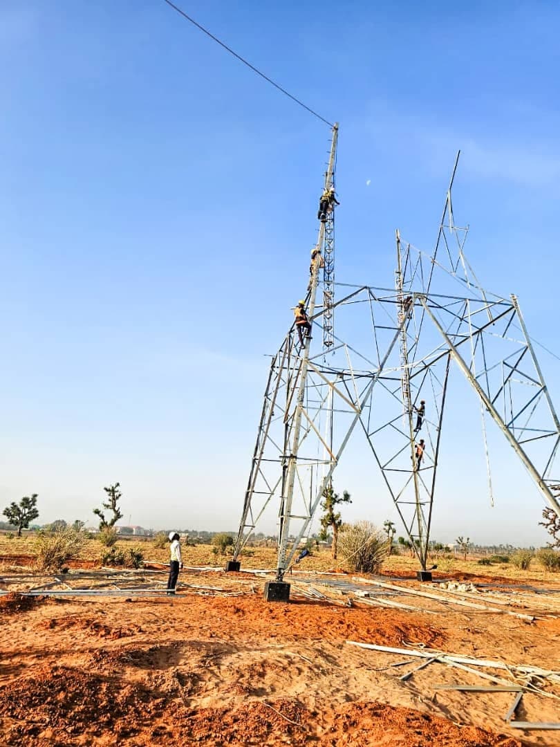 Tower assembly and lifting works