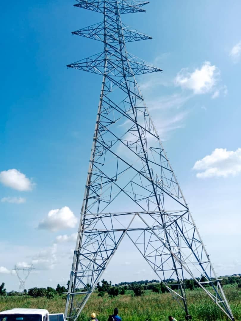 Transmission tower steelwork